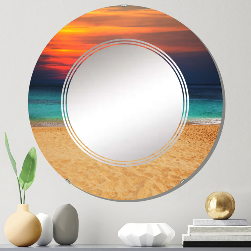 Circle Mirror, 24" x 24"