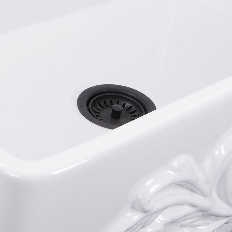 Vineyard 33'' L Single Basin Kitchen Sink, White
