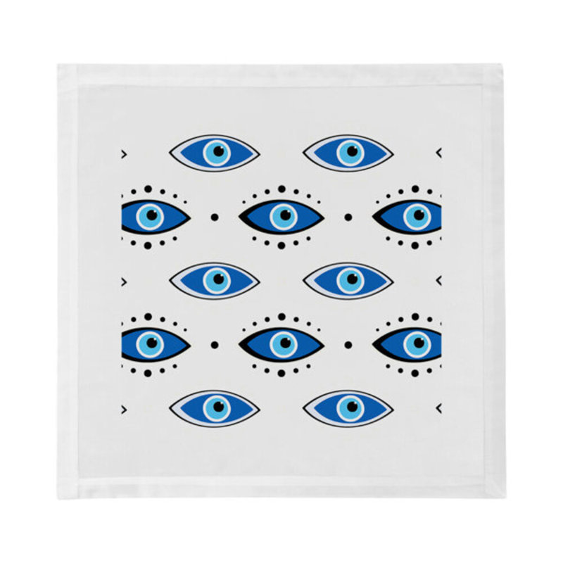 Eyes Cotton Blend Square Napkins