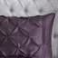 Ensemble d'édredon touffeté 7 pièces prune complète-131588469-131588477