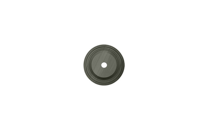 Metal Knob Backplate, Antique Nickel