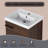 Abida Single Bathroom Vanity with Ceramic Top-964635780