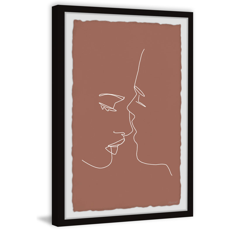 Reproduction encadrée «Sensations déformées», L 8 po x H 12 po