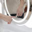 Ensemble de coiffeuse avec miroir et tabouret coussiné White Princess-545922826