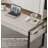 Solid Wood Saddle Leather White Office Desk-110429888