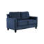Bleu marine chenille salon 3 pièces. Chaise à structure en bois. Revêtement. Dossier et siège bien rangés. Support de siège à ressorts ensachés longue durée. Décorez votre collection Array. Intérieur. Confortable