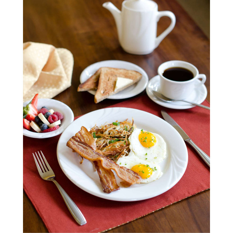 Tuxton Monterey Ceramic Platter, 0.75" H x 11.75" W x 8.5" D