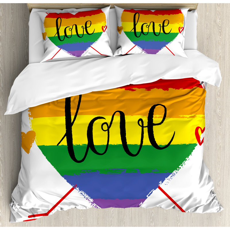 Pride Decorations Modern & Contemporary Duvet Cover, King