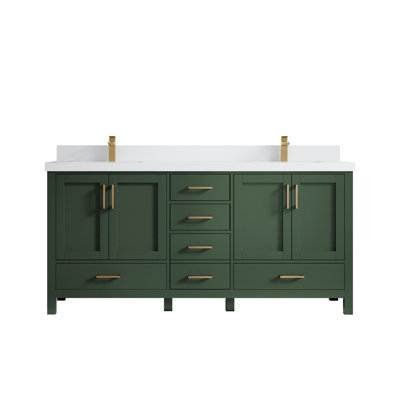 Ensemble de meuble-lavabo double 72 po Malibu