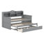Lit de jour simple en bois avec 2 gigognes simples Donashia-5148221