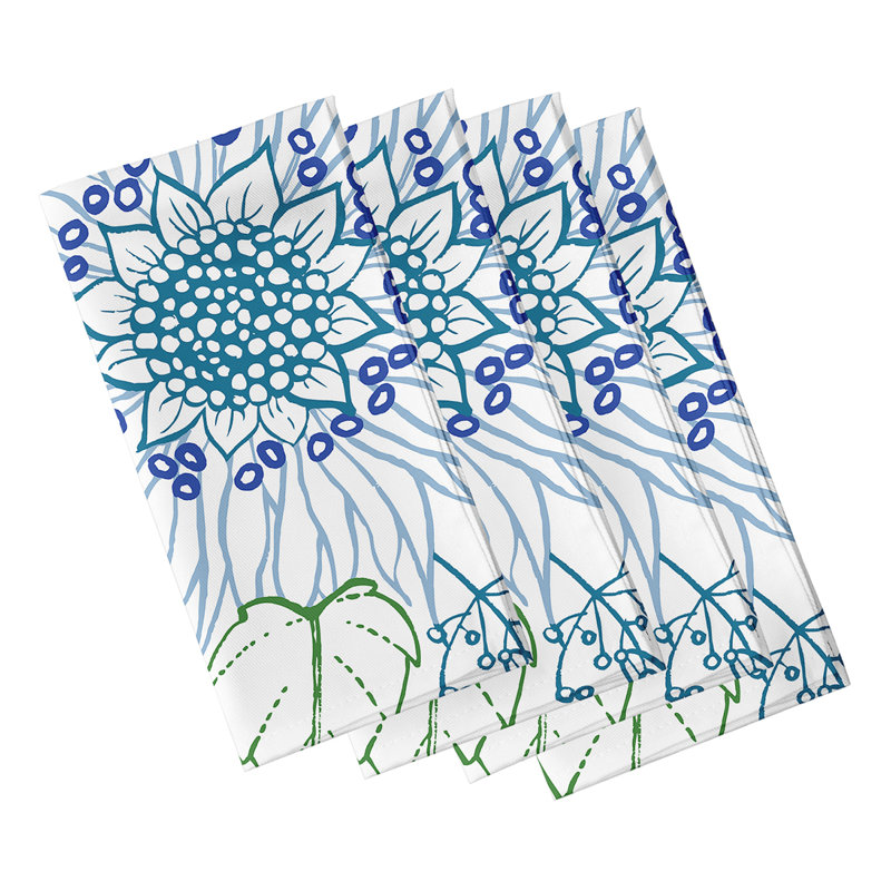 Ensemble de serviettes 4 pièces Marlow Zentanle, Bleu