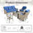 Daliya Wicker 5 - Person Patio Conversation Set with Cushions-779434213