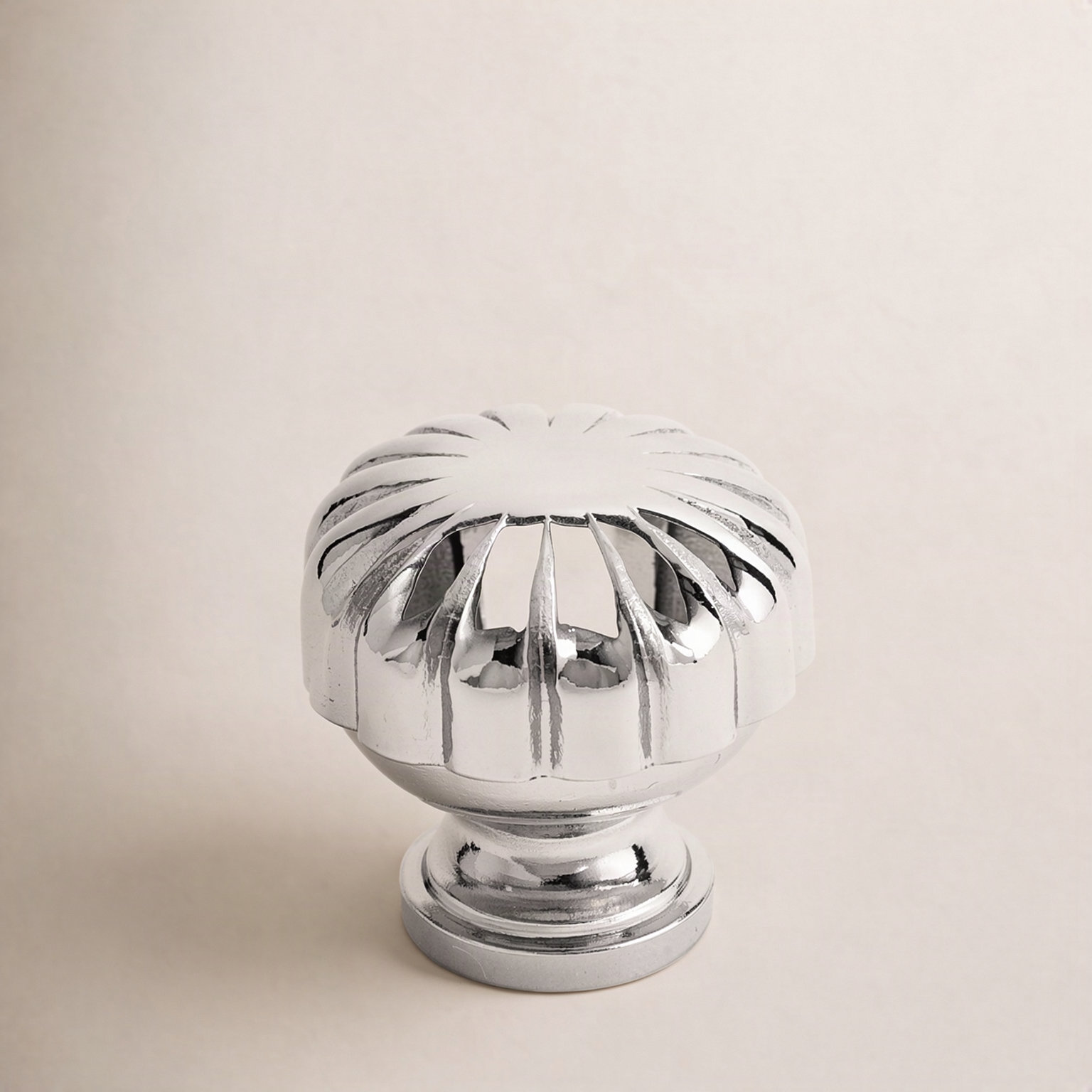 CK Series Smooth Melon Cabinet Knob, Polished Nickel
