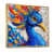 Toile avec cadre flottant or