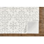 Tapis ivoire / gris en laine touffeté à la main Ambee-193220669