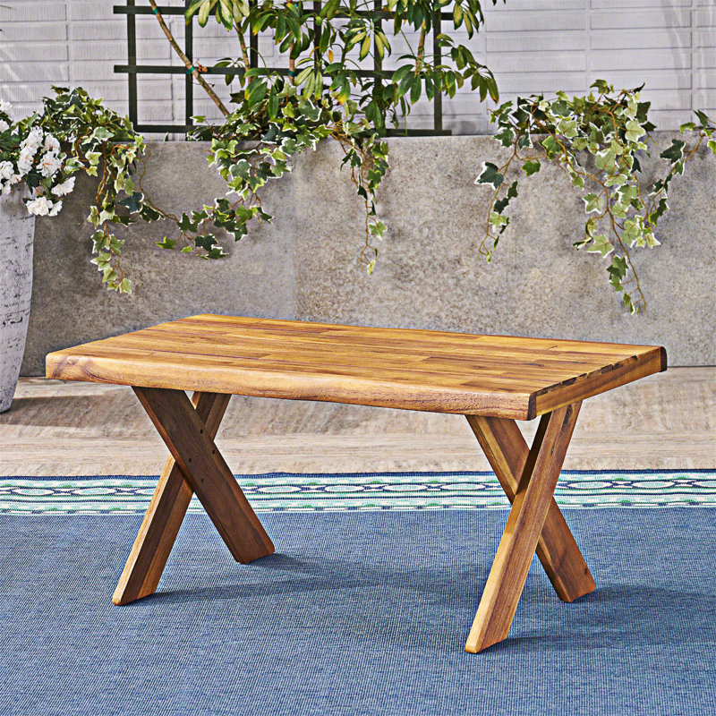 Table basse, Teck