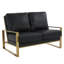 Causeuse moderne en simili cuir Gratiano-1507704326