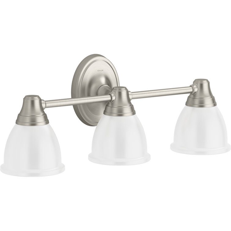 Forte 3 Light  Bathroom Vanity Light Fixture, Position Facing Up or Down, UL Listed