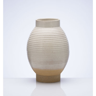 Greece Short Handmade Ceramic Vase