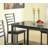 Marble Top Four Leg Dining Set
