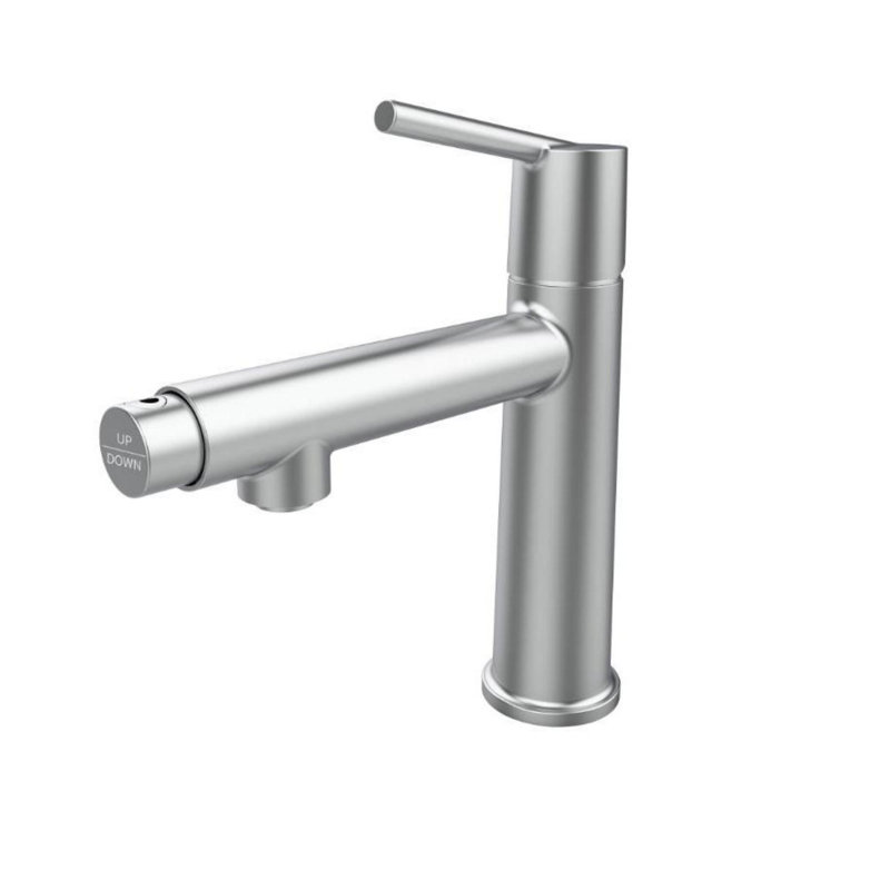 Single Handle Zinc Bathroom Sink Faucet, Chrome