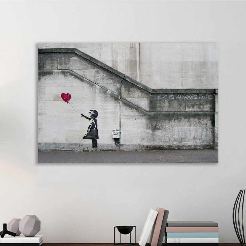There Is Always Hope by Banksy - Wrapped Canvas Print, 41 cm H x 61 cm W x 4 cm D