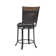 Roni Swivel Upholstered Counter Stool with Metal Frame