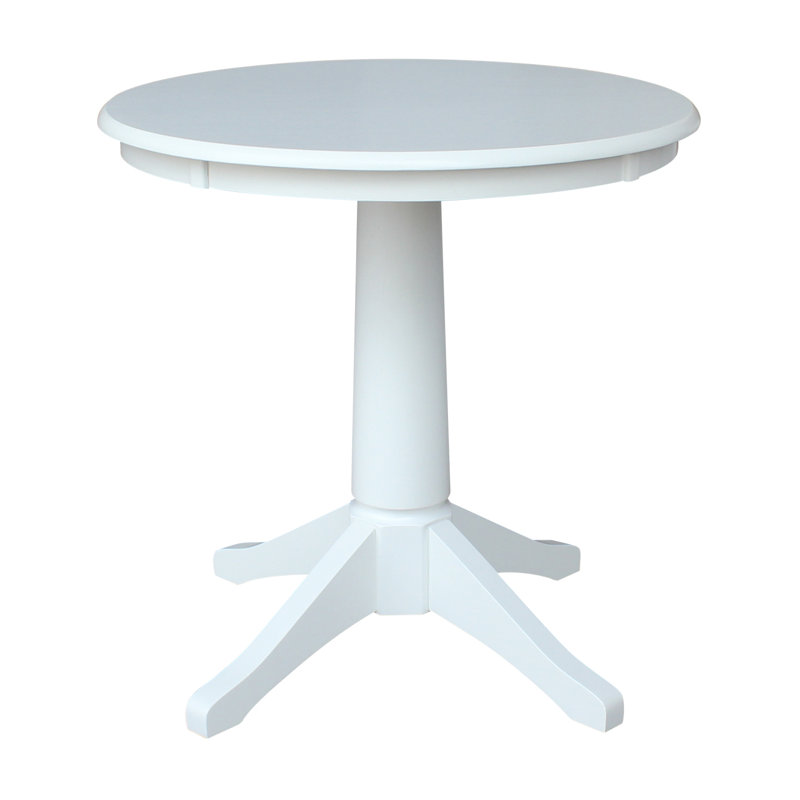 Table de salle à manger Imilia, Blanc, H 29,9 po x L 30 po x l 30 po