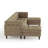 6 - Piece Upholstered Camel Tufted Corduroy Modular Sectional with Pillow Back and Two Removable Flip-Tray Top Storage Ottoman-1545839908