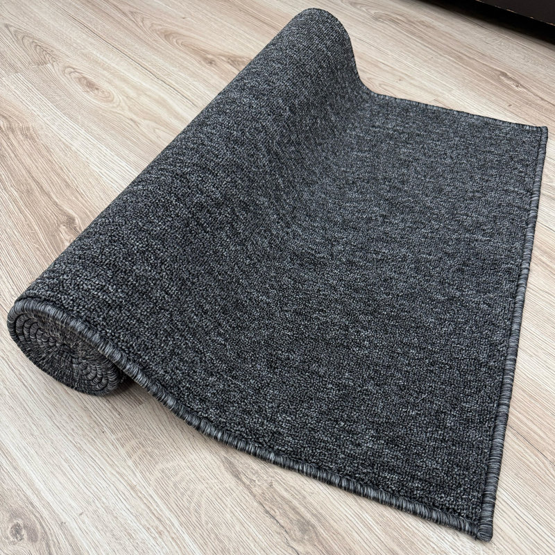 Tapis de couloir beige en lin sur mesure, Tapis de couloir 2 pi 2 po x 11 pi