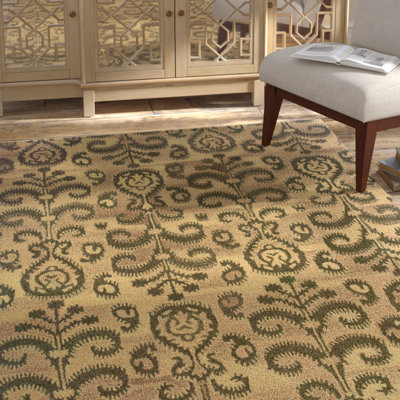 Donalda Hand Tufted Wool Oriental Rug