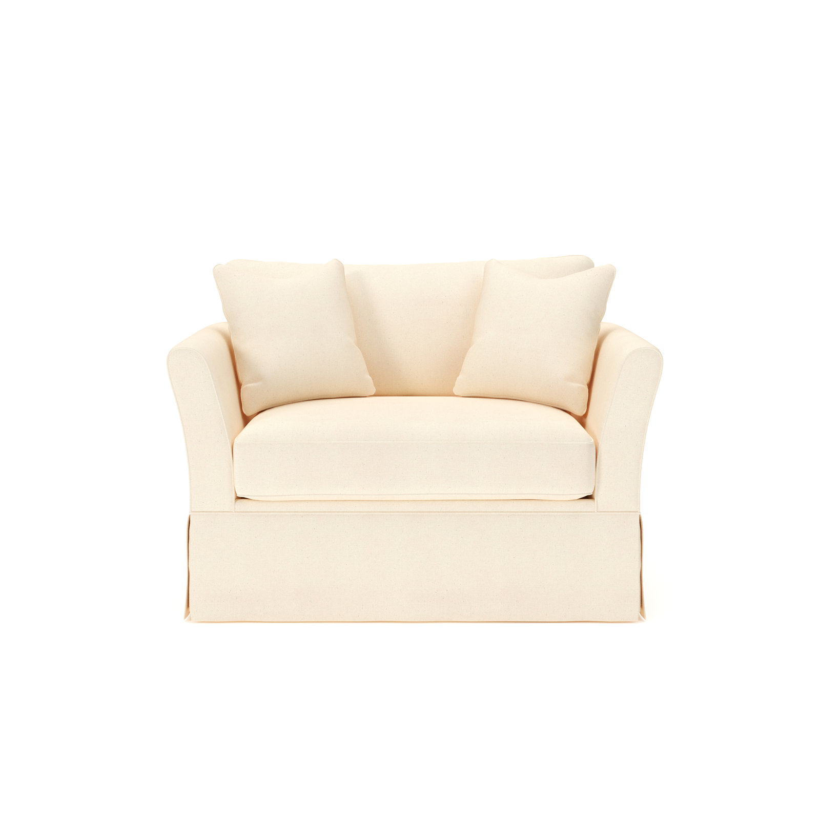 Shelby Chair and a Half, Bayou Natural Canvas