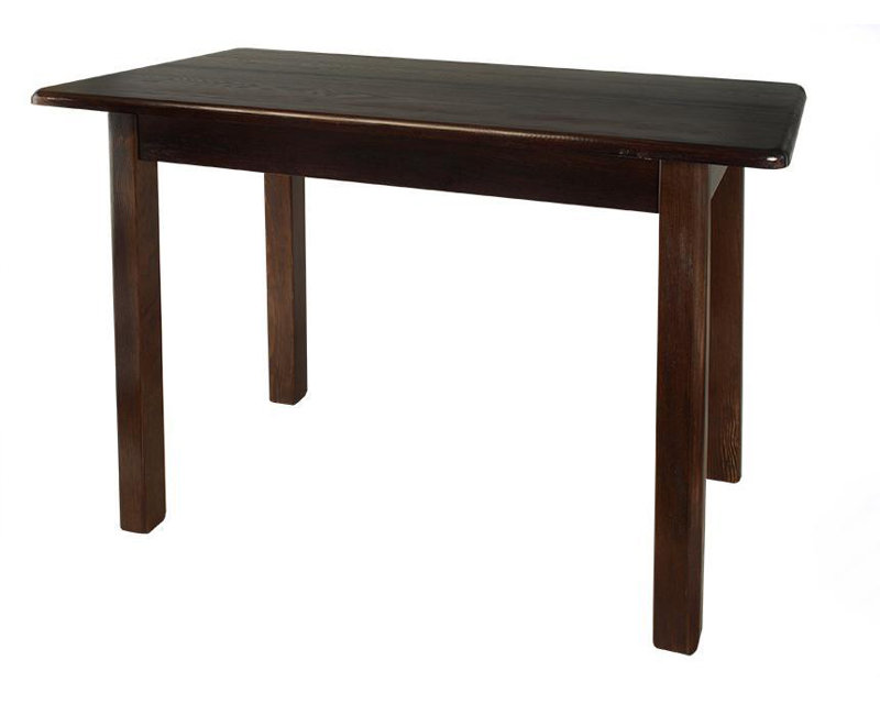 Pine Solid Wood Dining Table, Walnut