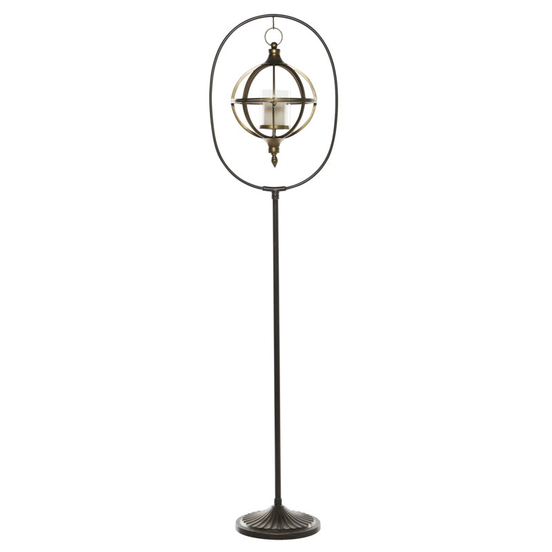 Lanterne de plancher en verre 66 po