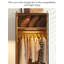 Garde-robe en bois massif de style Mid-Century