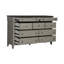 Lit de rangement, commode et miroir Cathleen-100929595