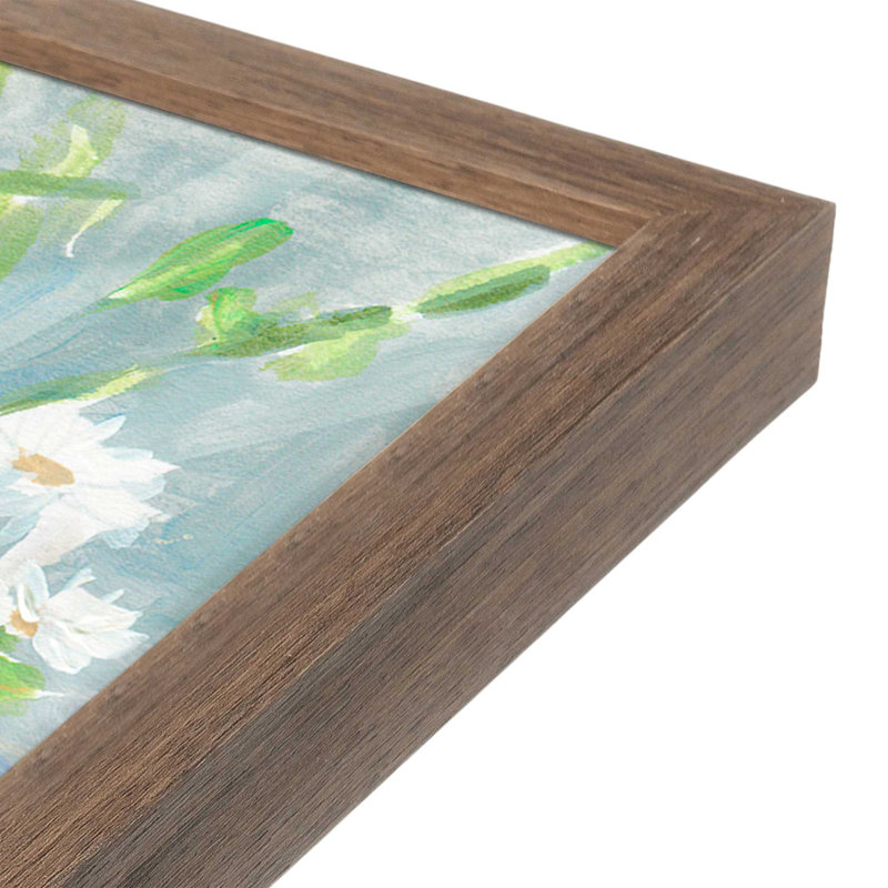 «Chrysanthemum Serenade II» par Melissa Wang, reproduction d'art, H 32 po x l 48 po, Brun