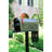 Oasis 360 Post Mount Locking Mailbox Pewter-49958839