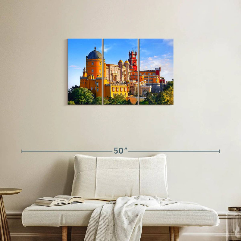 Tergel Lisbon Pena Palace, H 20 po x l 33 po