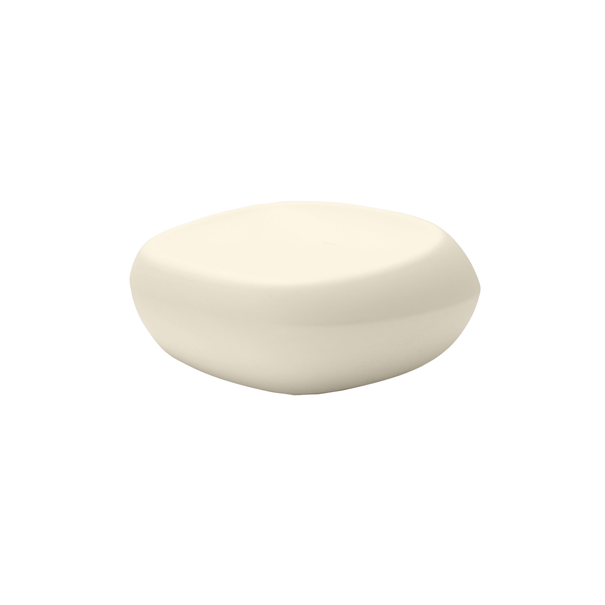 Noma Outdoor Ottoman, Ecru