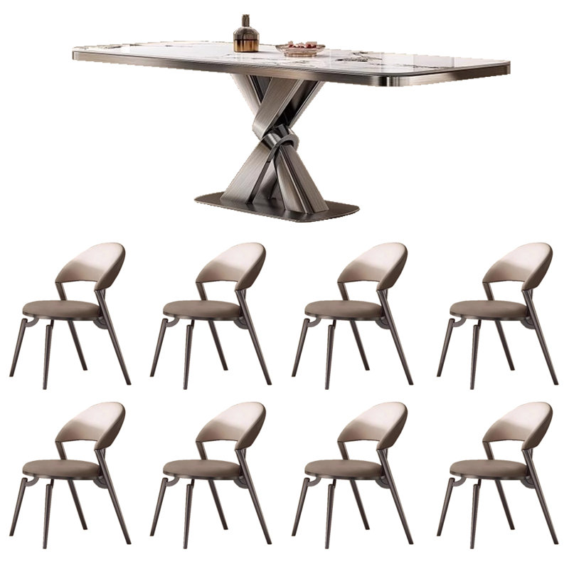 Table et chaise de salle à manger simple Home Deluxe, H 29,5 po x L 70,8 po x l 33,4 po