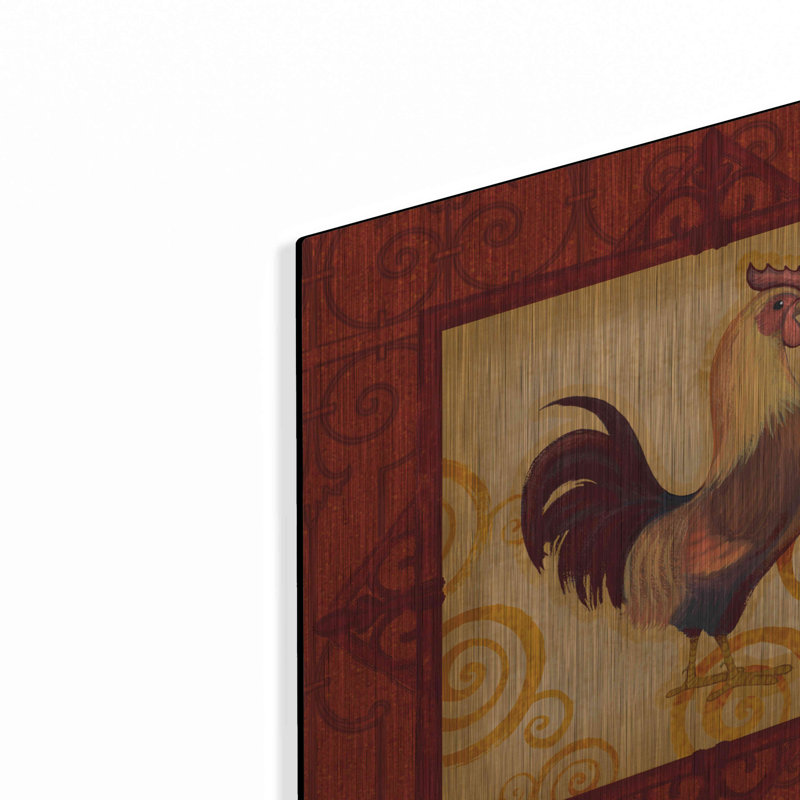 «Rooster 1» par Viv Eisner, H 12 po x l 12 po x P 0,13 po