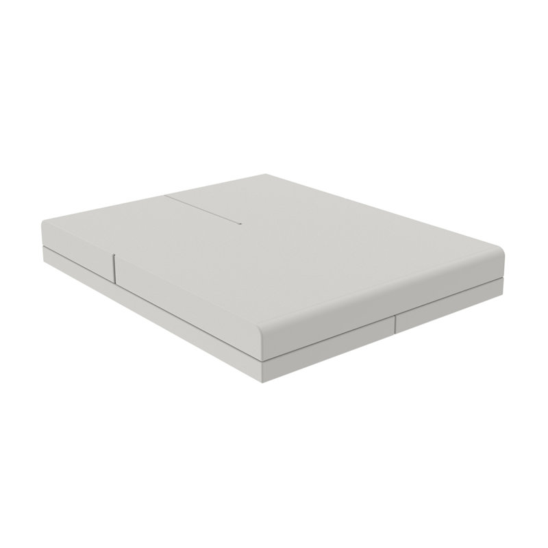 Pixel 63'' Wide Outdoor Rectangular Patio Daybed with Cushions - Basic, Ecru