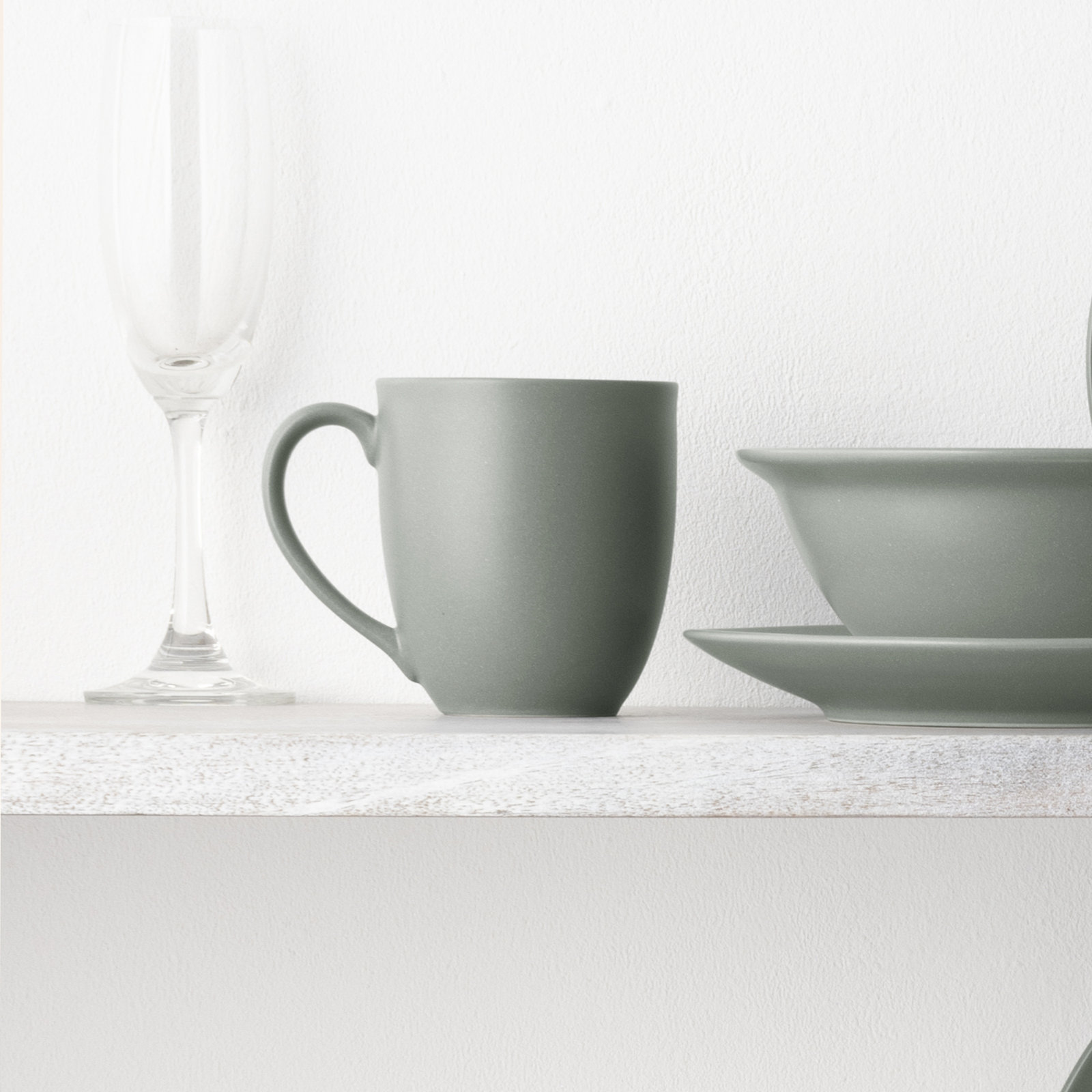 Noritake Colorwave 4-Piece Curve Place Setting, Green