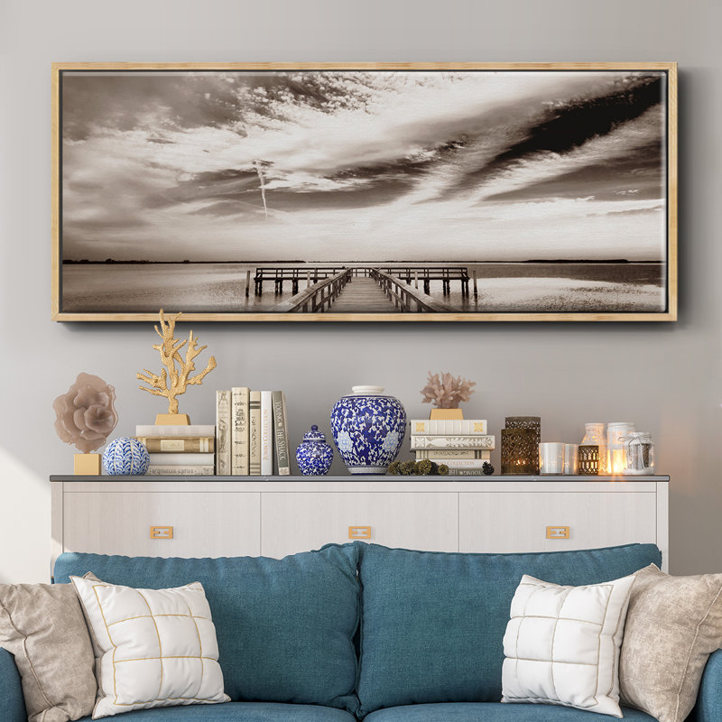 Terra Ceia Dawn - toile encadrée, H 20 po x l 50 po