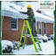 Fibreglass ladder, single side step ladder, for electrical engineering ladder structure insulation ladder,green 5steps