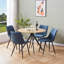 Holmen Round Metal Base Dining Table-748653571