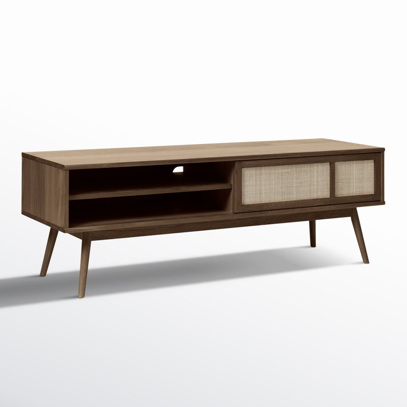 Console média Jaylee, Chêne fumé
