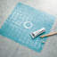 iDesign Pebblz Plastic Suction Non-Slip Bath Mat for Shower, Bathtub, Stall, 22" x 22"-25637975
