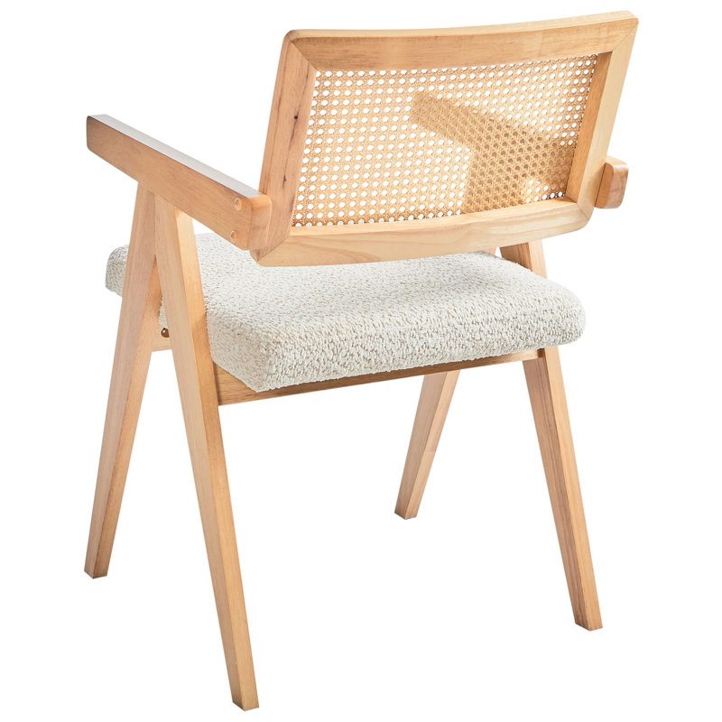 Set of 2 Dining Chairs AVA Wood, Light Yellow Wood